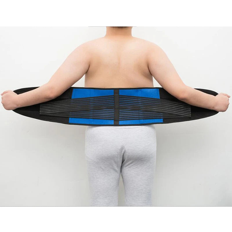Big size 5XL 6XL DAYO FITNESS men's and women's lower back support brace with posture correction and waist support belt.