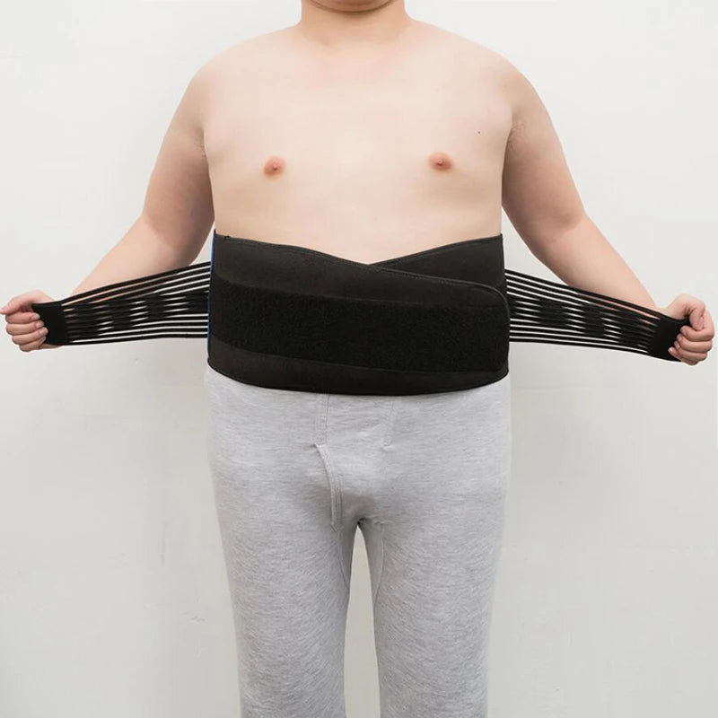 Big size 5XL 6XL DAYO FITNESS male waist back support belt with posture correction, designed to prevent slouching and support lower back.