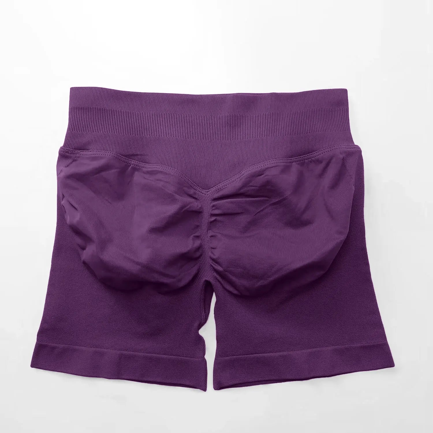 NCLAGEN seamless gym shorts for women, 4.5-inch length, scrunch butt design, suitable for running, yoga, and fitness workouts.