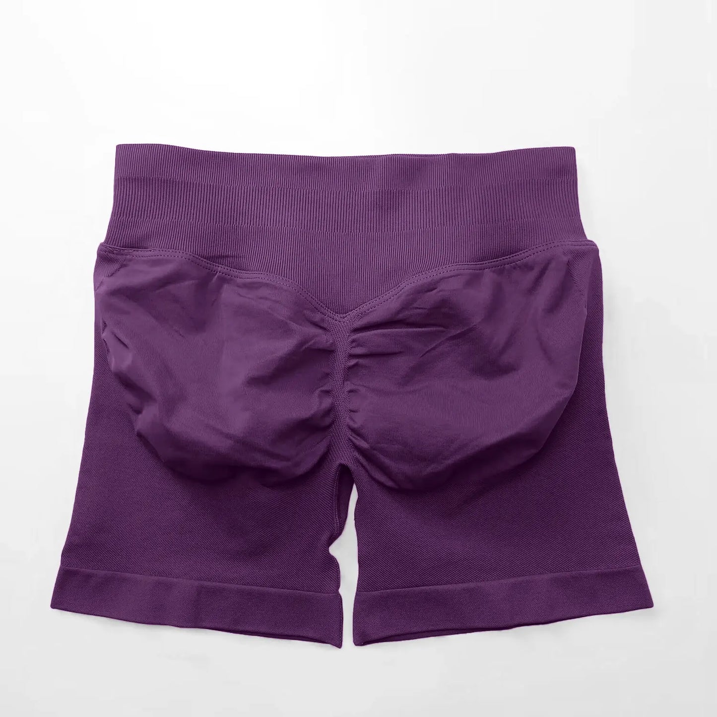 NCLAGEN seamless 4.5-inch gym shorts for women, featuring scrunch butt design, ideal for fitness, running, and yoga workouts.
