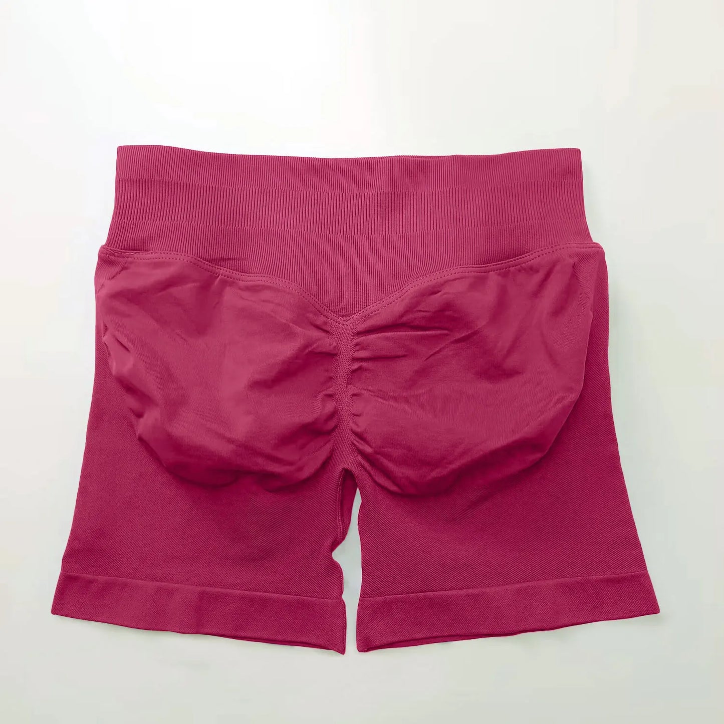 NCLAGEN seamless gym shorts for women with scrunch butt design, 4.5-inch length, ideal for running, yoga, and fitness workouts.