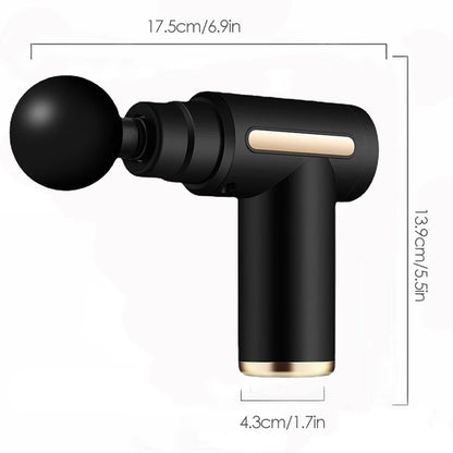 YOSYO Mini Muscle Massage Gun, portable handheld percussion massager for body, back, neck, and legs with deep tissue therapy.