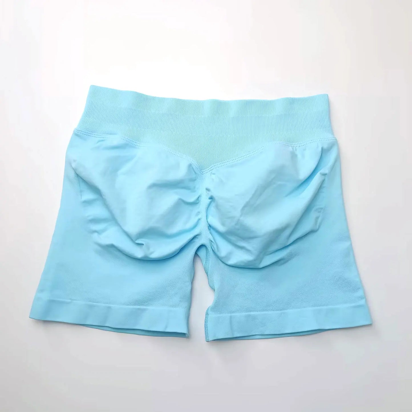 NCLAGEN seamless gym shorts for women, 4.5-inch length, scrunch butt design, ideal for running, yoga, and fitness workouts.