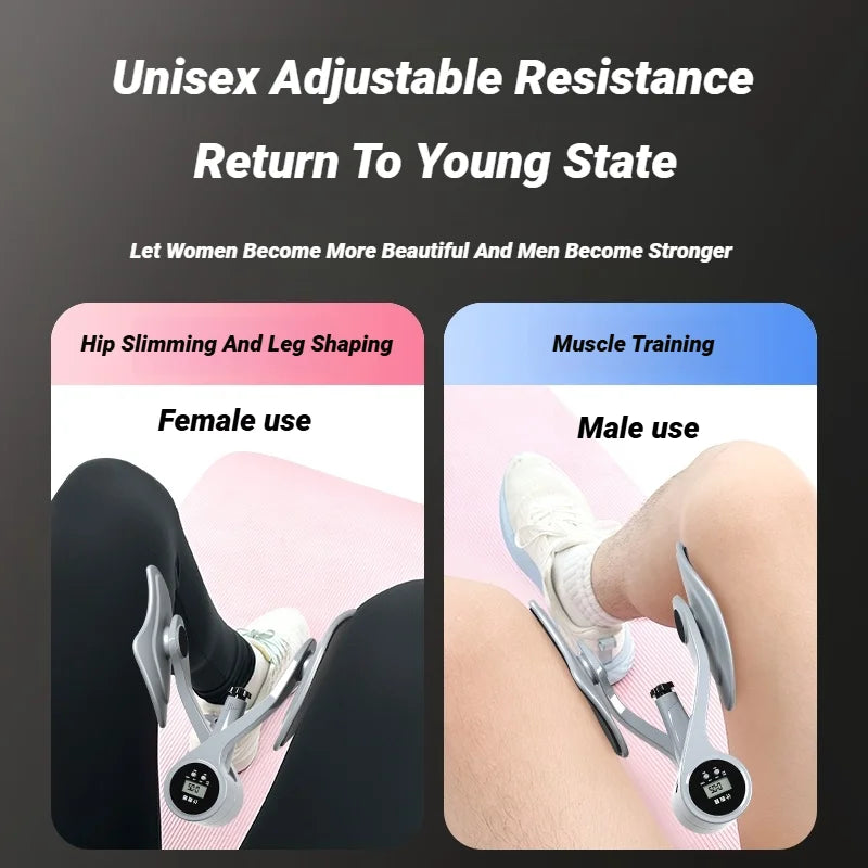 SanSeLu fitness smart pelvic muscle trainer for men and women, compact Kegel exercise equipment for pelvic and buttock strengthening.