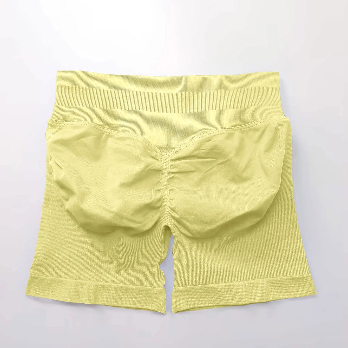 NCLAGEN seamless 4.5-inch gym shorts for women with scrunch butt design, suitable for running, yoga, and workout fitness activities.