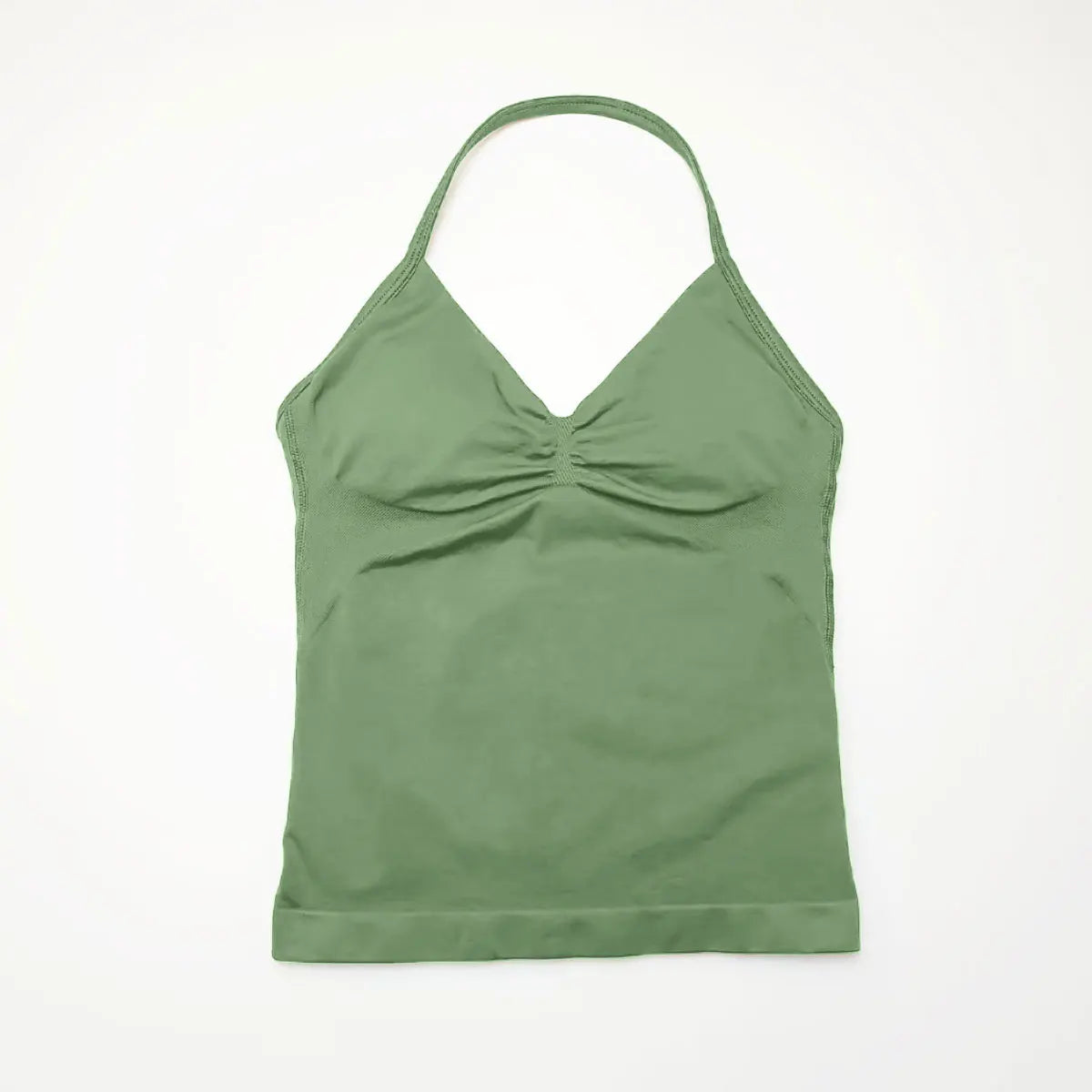 NCLAGEN Impact longline strappy sports yoga vest with open back, designed for women's fitness, gym, running, and workout activities.
