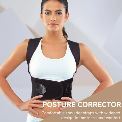 Breathable DAYO FITNESS STORE back posture corrector brace for women, provides back support and shoulder alignment for students and kids.