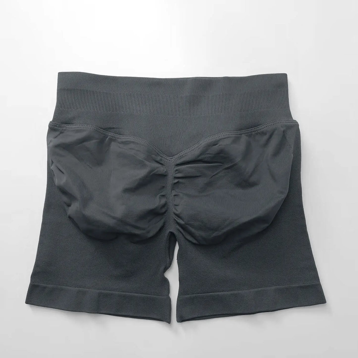NCLAGEN seamless gym shorts for women, 4.5-inch length, scrunch butt design, ideal for running, yoga, and fitness workouts.