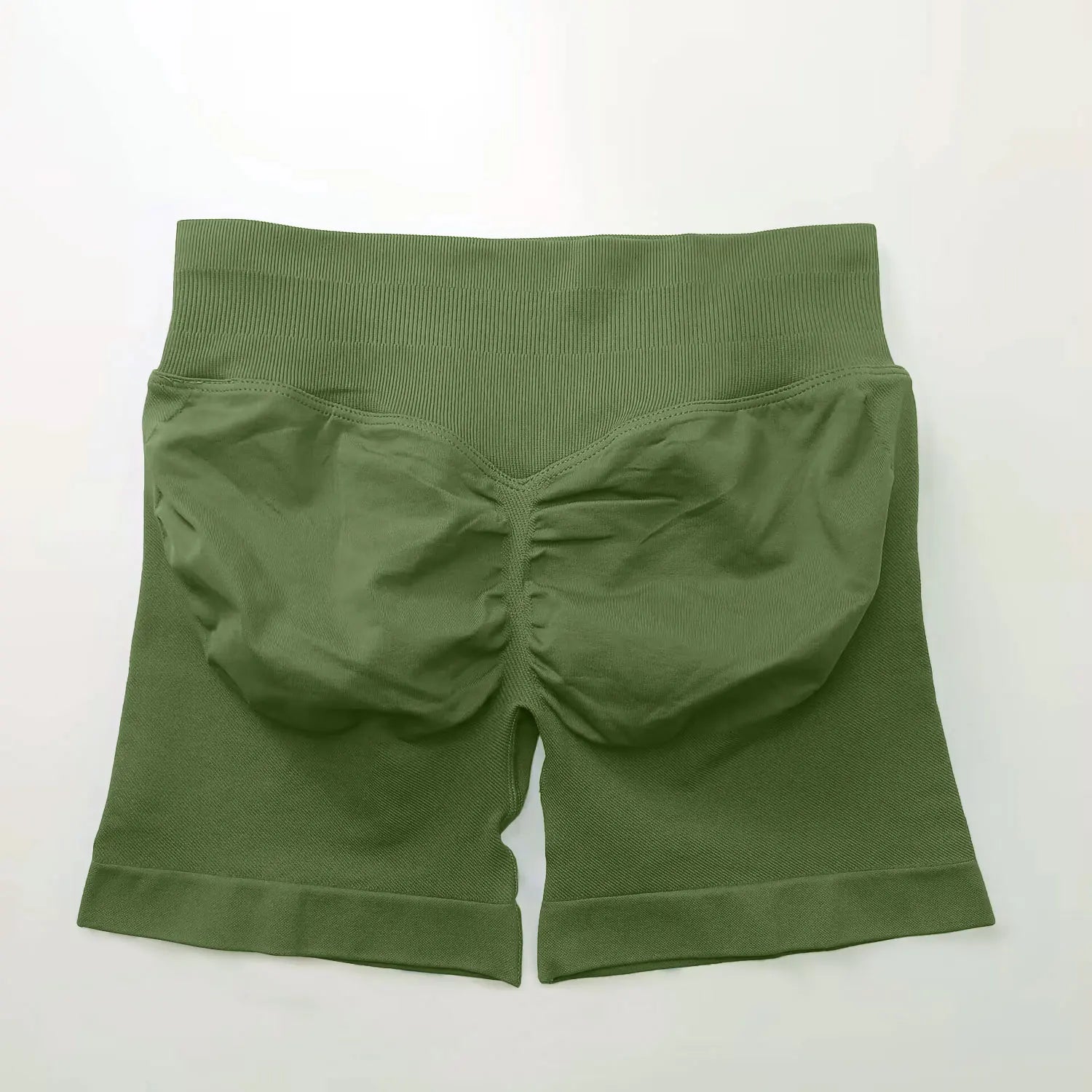 NCLAGEN seamless 4.5-inch gym shorts for women with scrunch butt design, perfect for fitness, running, and yoga workouts.