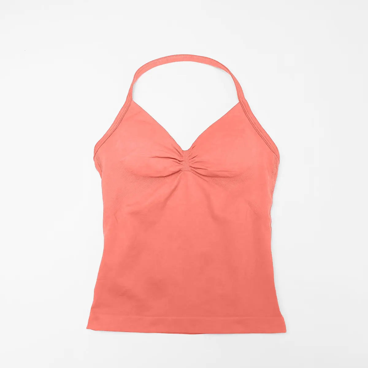 NCLAGEN Impact Longline Strappy Yoga Tank Top for women with open back, sports bra design, ideal for gym, running, and workouts