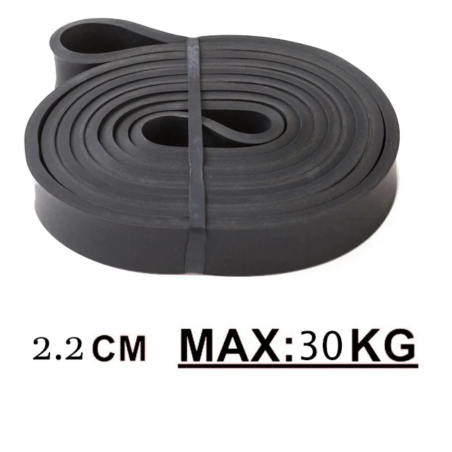 Heavy-duty latex resistance band for pull-ups and Pilates, ideal for home gym workouts by Yangchen Chioce Store.