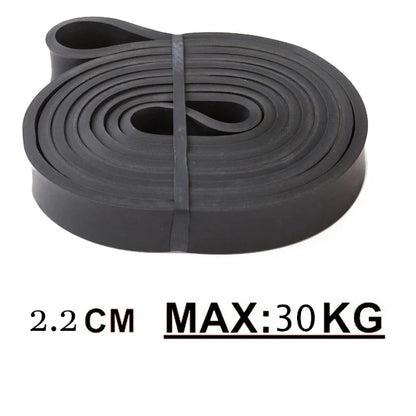Heavy-duty latex resistance band for pull-ups and Pilates, ideal for home gym workouts by Yangchen Chioce Store.