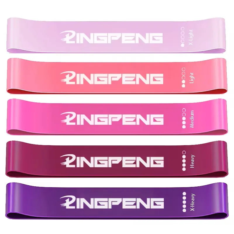 LPPF Store resistance bands for yoga and fitness, elastic loops for leg, hip, squat, and dance stretching exercises.