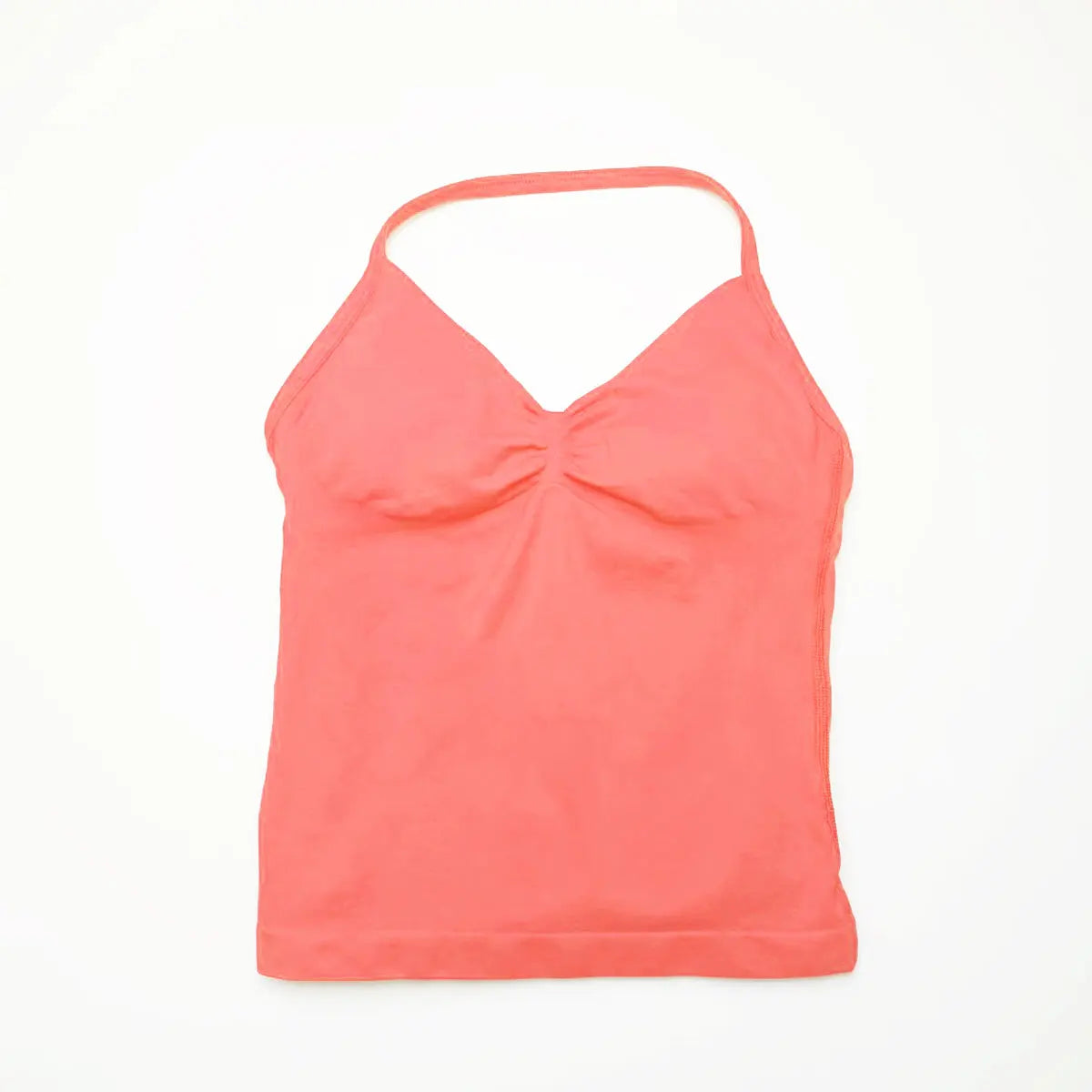 NCLAGEN Impact longline strappy sports yoga vest for women, open back gym tank top, ideal for running and workout exercises.