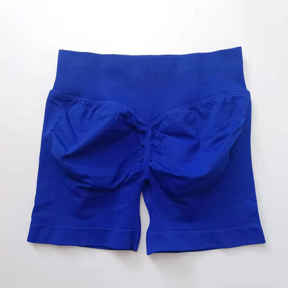 NCLAGEN seamless gym shorts for women, 4.5-inch length, scrunch butt design, ideal for running yoga and fitness workouts.