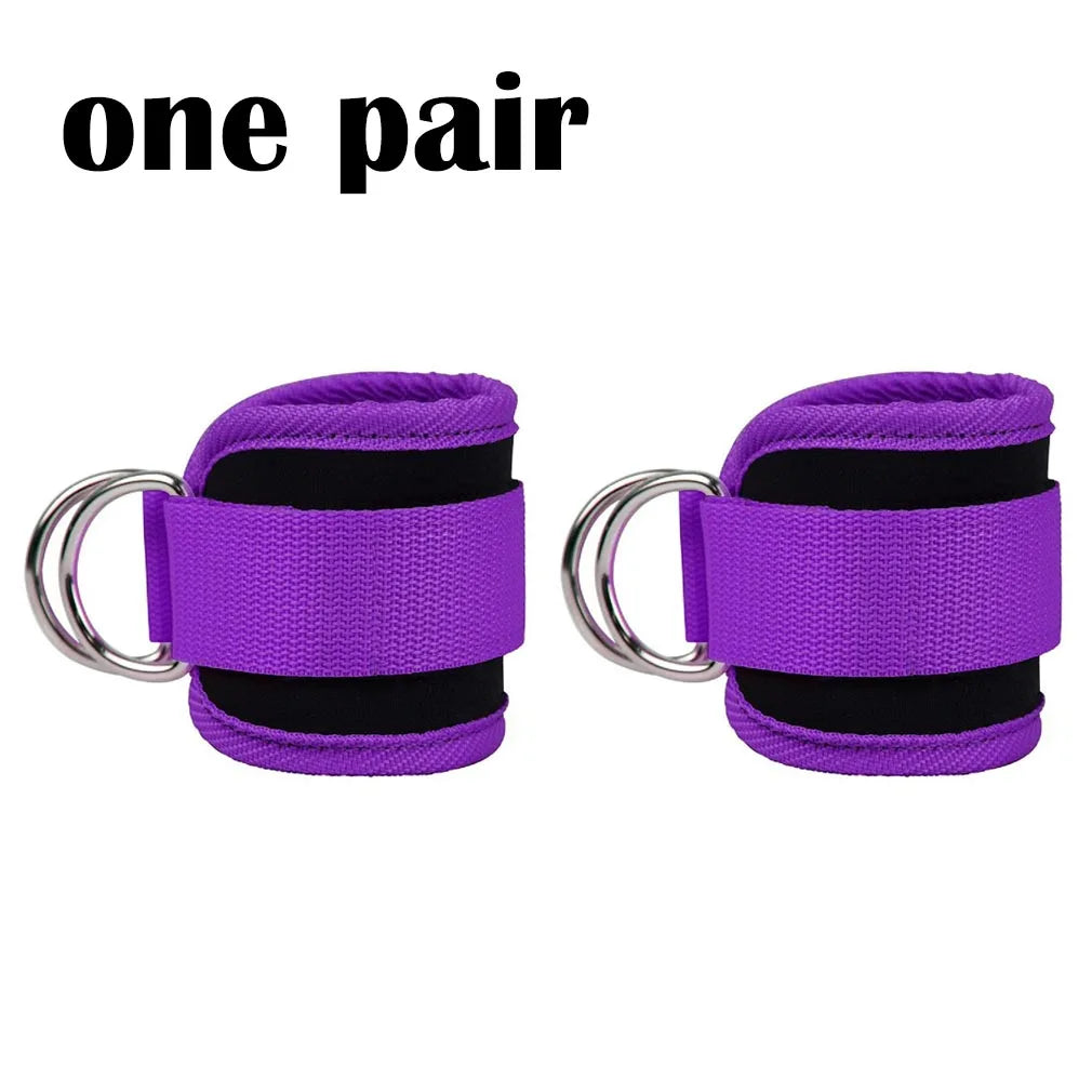 Face Global Store TPE resistance bands with ankle straps for glute workouts, squat exercises, yoga, and leg strength training.