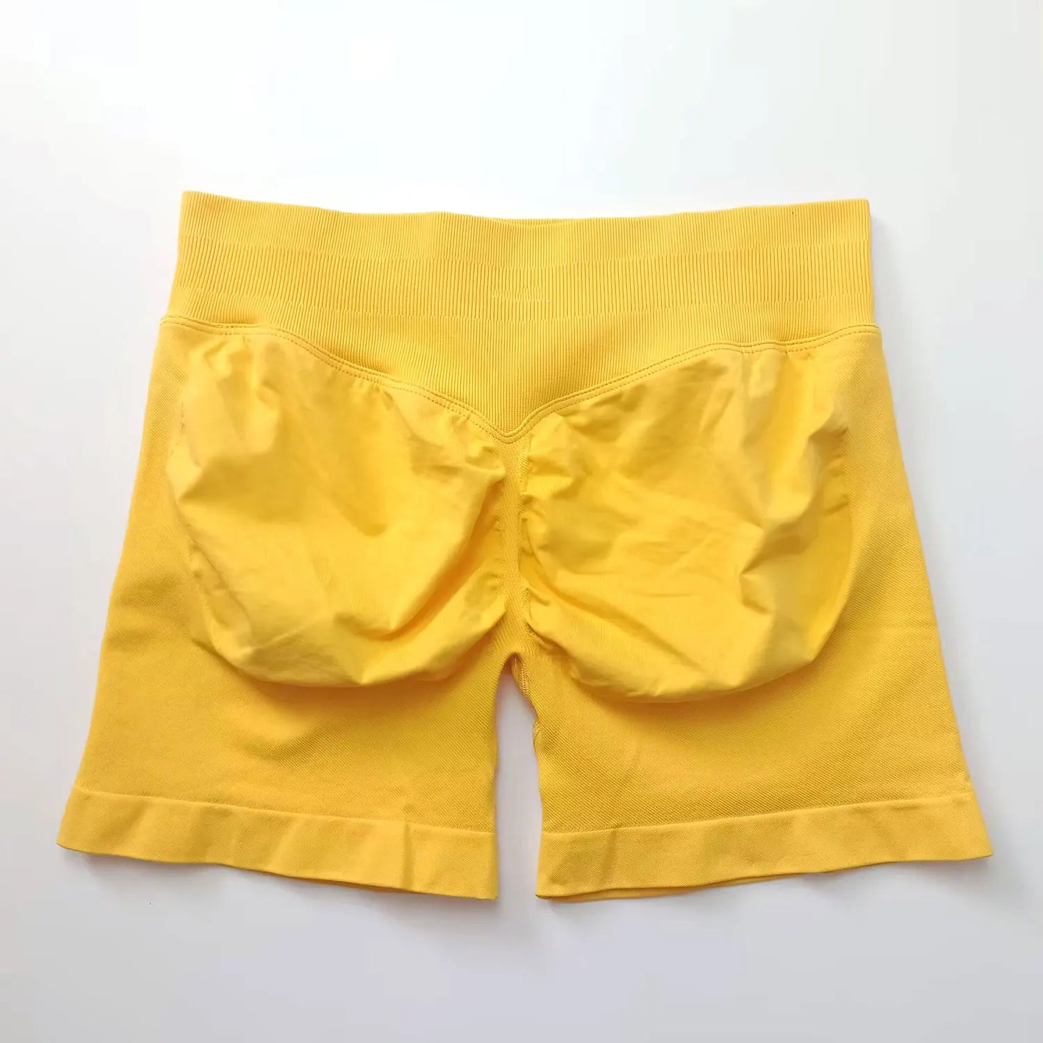 NCLAGEN women’s seamless 4.5-inch gym shorts with scrunch butt design, ideal for running, yoga, and fitness workouts.