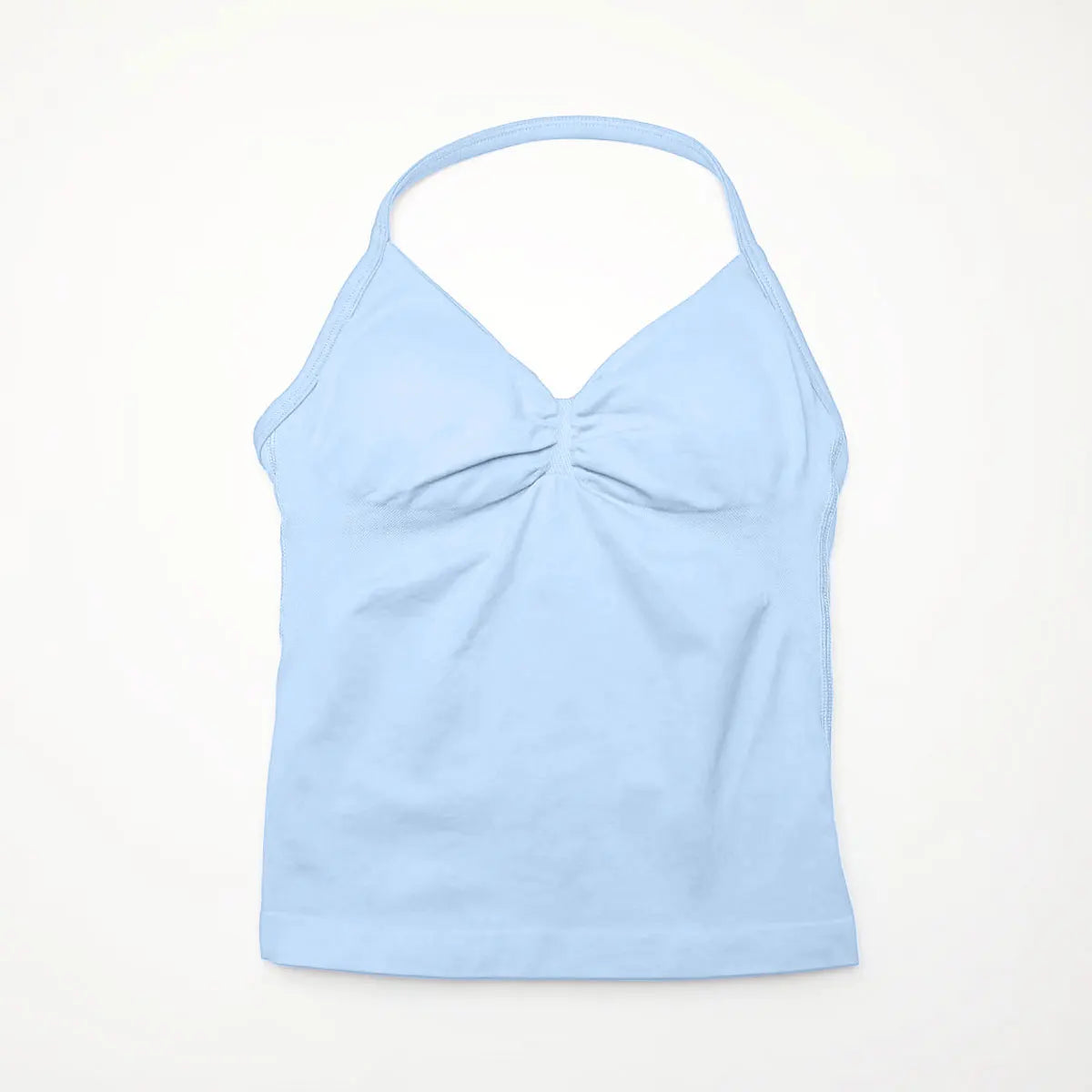 NCLAGEN Impact Longline Strappy Sports Yoga Top for women, open back gym tank, ideal for running and workout sessions
