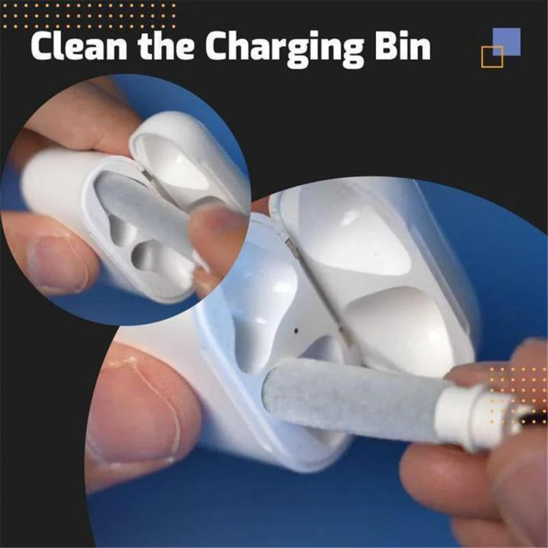 NeoLife Global Store earphones cleaning kit with brush and pen for AirPods Pro, Xiaomi, Samsung earbuds, and headset cleaning tools.