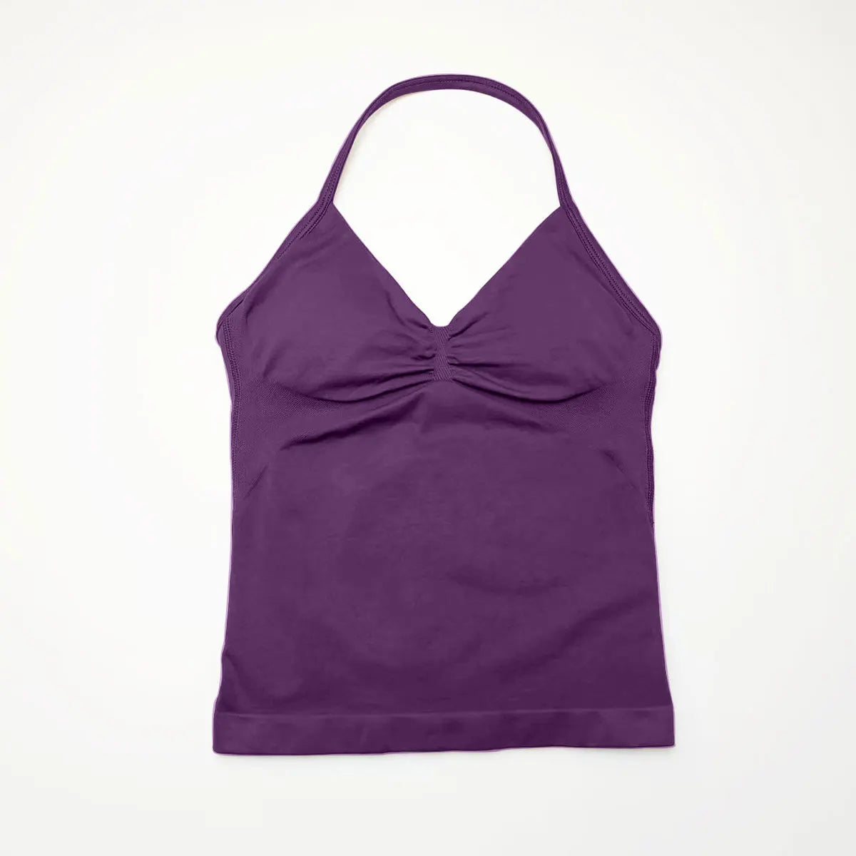 NCLAGEN Impact Longline Strappy Sports Yoga Tank Top for women with open back design, ideal for gym, running, and fitness workouts.