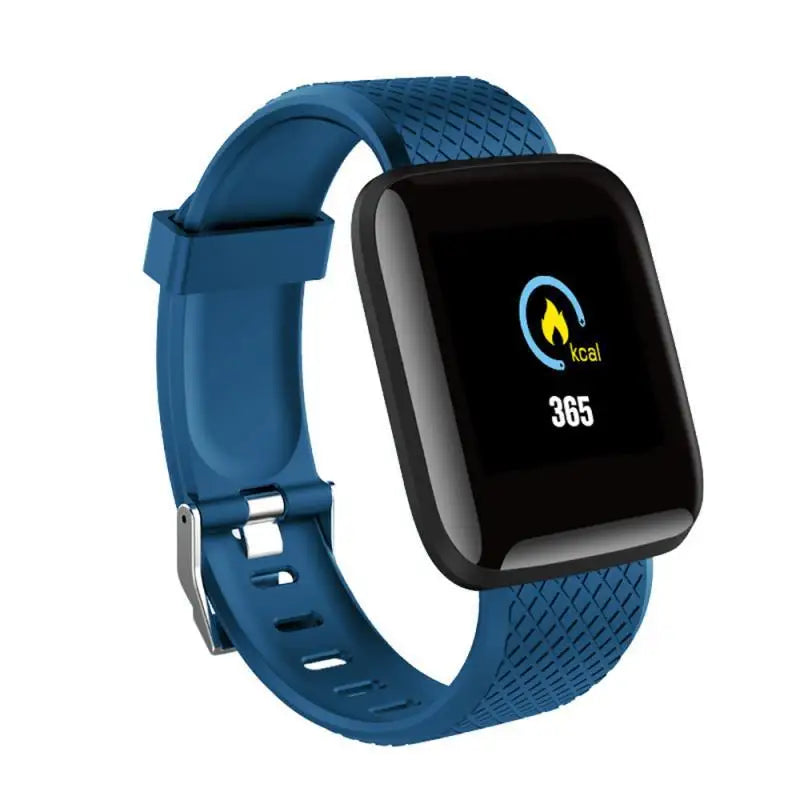 OpuYYM smart smartwatch displaying fitness stats, sleep monitor, and Bluetooth connection on a sleek black wristband.