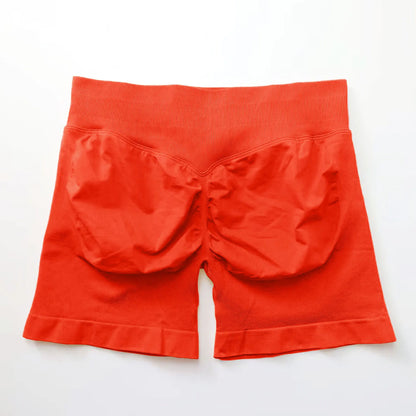 NCLAGEN seamless 4.5-inch gym shorts for women, scrunch butt design, suitable for running, yoga, and fitness activities.