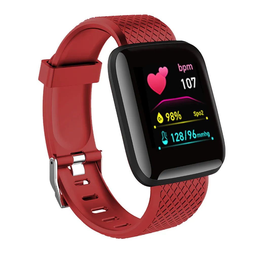 OpuYYM Y68 multifunctional smartwatch with Bluetooth, fitness tracker, sleep monitor, and music controls, showing the watch display.