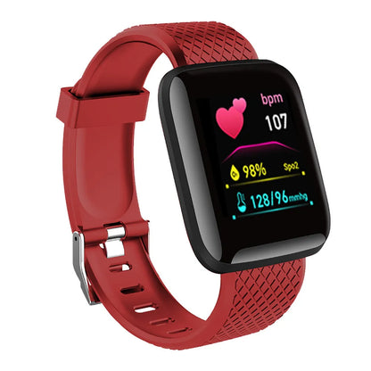 OpuYYM Y68 multifunctional smartwatch with Bluetooth, fitness tracker, sleep monitor, and music controls, showing the watch display.