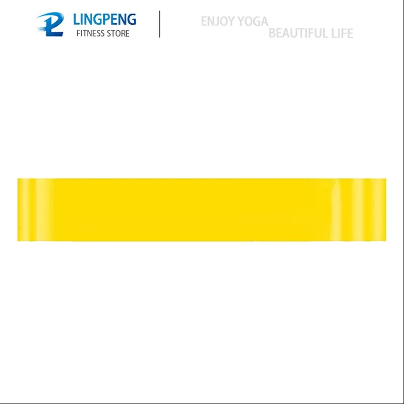 LPPF Store yoga resistance band for fitness, leg and hip exercises, elastic stretch loop for squats and dance training.