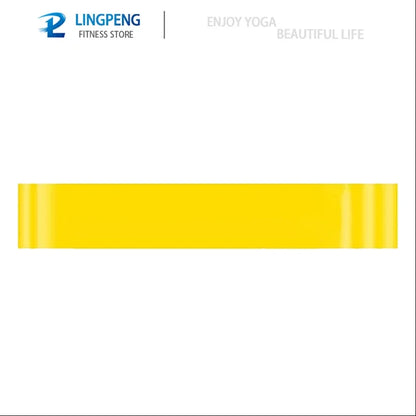 LPPF Store yoga resistance band for fitness, leg and hip exercises, elastic stretch loop for squats and dance training.