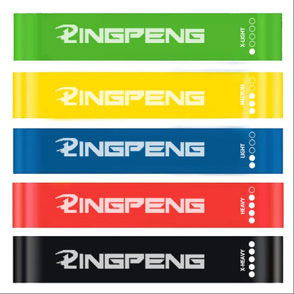 LPPF Store resistance bands for yoga and fitness, elastic loop stretch bands for leg, hip, squat, and dance exercise.