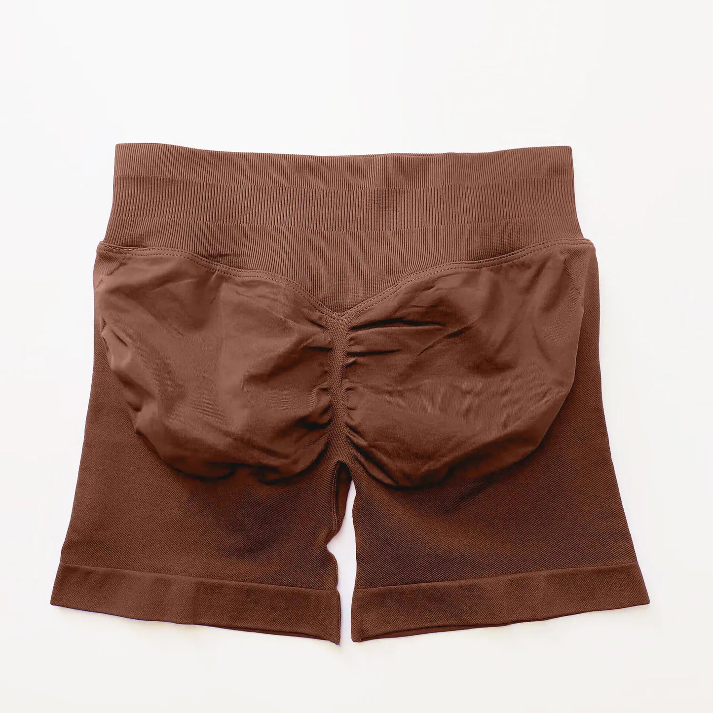 NCLAGEN seamless gym shorts for women, 4.5-inch length, scrunch butt design, ideal for running, yoga, and workout fitness.