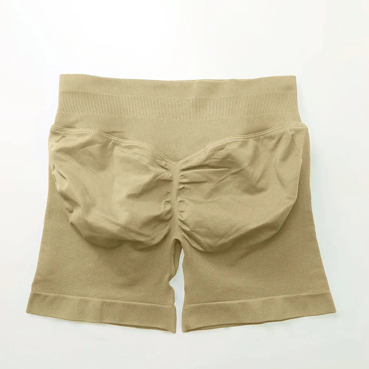 NCLAGEN seamless 4.5-inch gym shorts for women, featuring scrunch butt design, ideal for workout, running, and yoga.