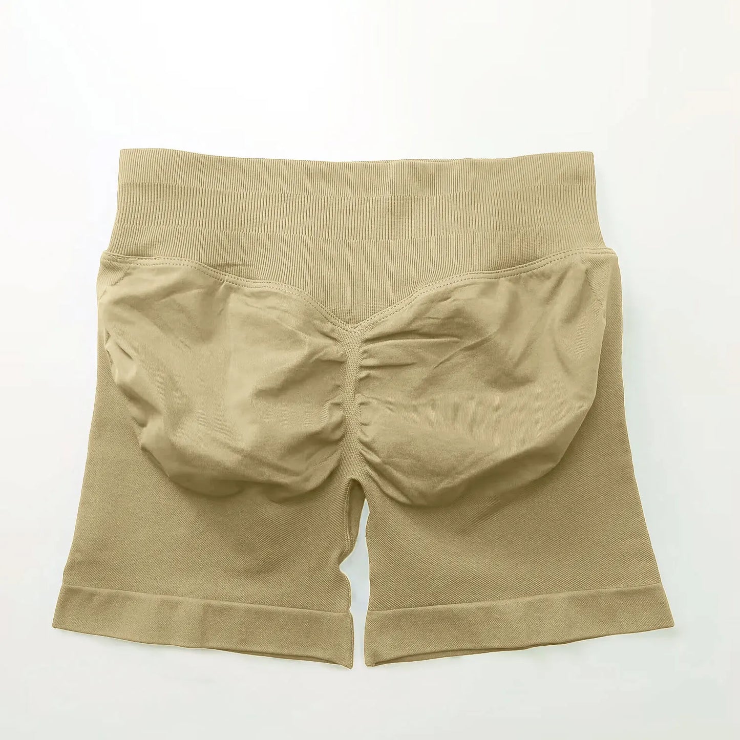 NCLAGEN seamless gym shorts for women, 4.5-inch length, scrunch butt design, ideal for running, yoga, and fitness workouts.
