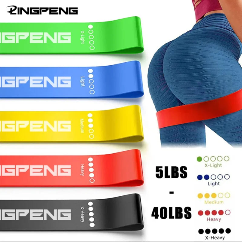 LPPF Store resistance yoga band for fitness, exercise, leg squats, hip tension, and dance stretches with elastic loop design