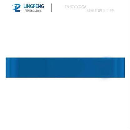 LPPF Store resistance yoga band for fitness, exercise, hip tension, leg workouts, and stretching, featuring elastic loop design.