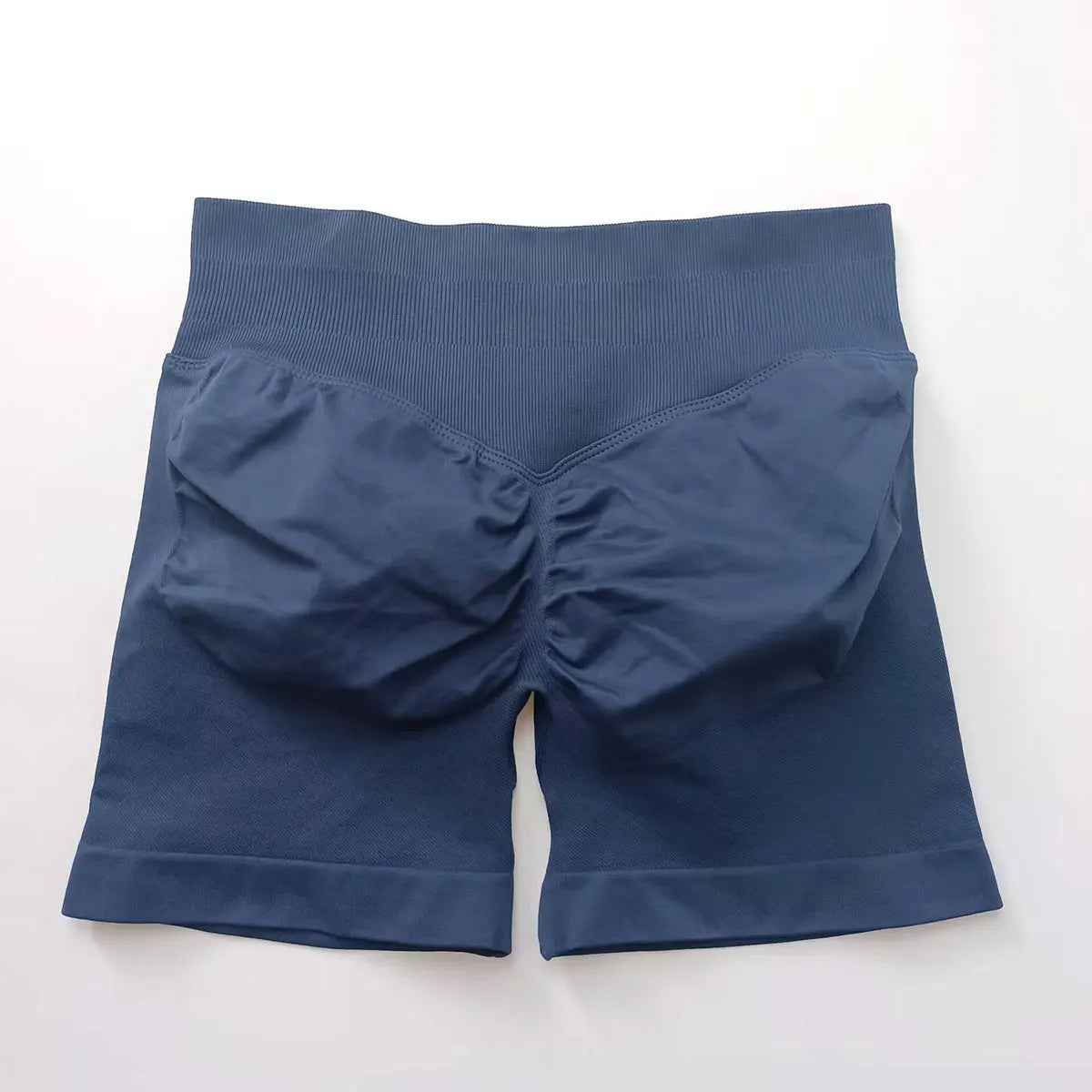 NCLAGEN seamless gym shorts for women, 4.5-inch length, scrunch butt design, suitable for running, yoga, and fitness workouts.