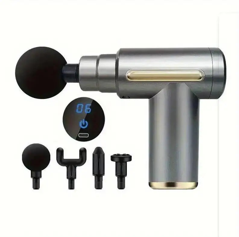 YOSYO Mini Muscle Massage Gun, portable handheld percussion massager for body, back, neck, and legs with deep tissue relief