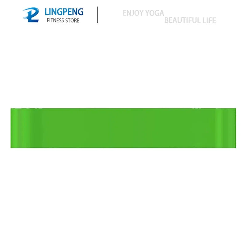 LPPF Store resistance yoga band for fitness, leg strengthening, hip exercises, and stretching with elastic loop design.